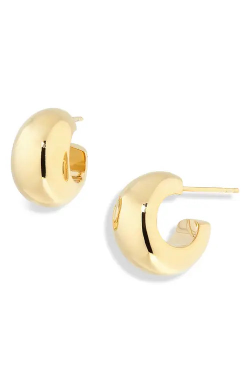 Lié Studio The Simone Hoop Earrings in Gold at Nordstrom | Nordstrom