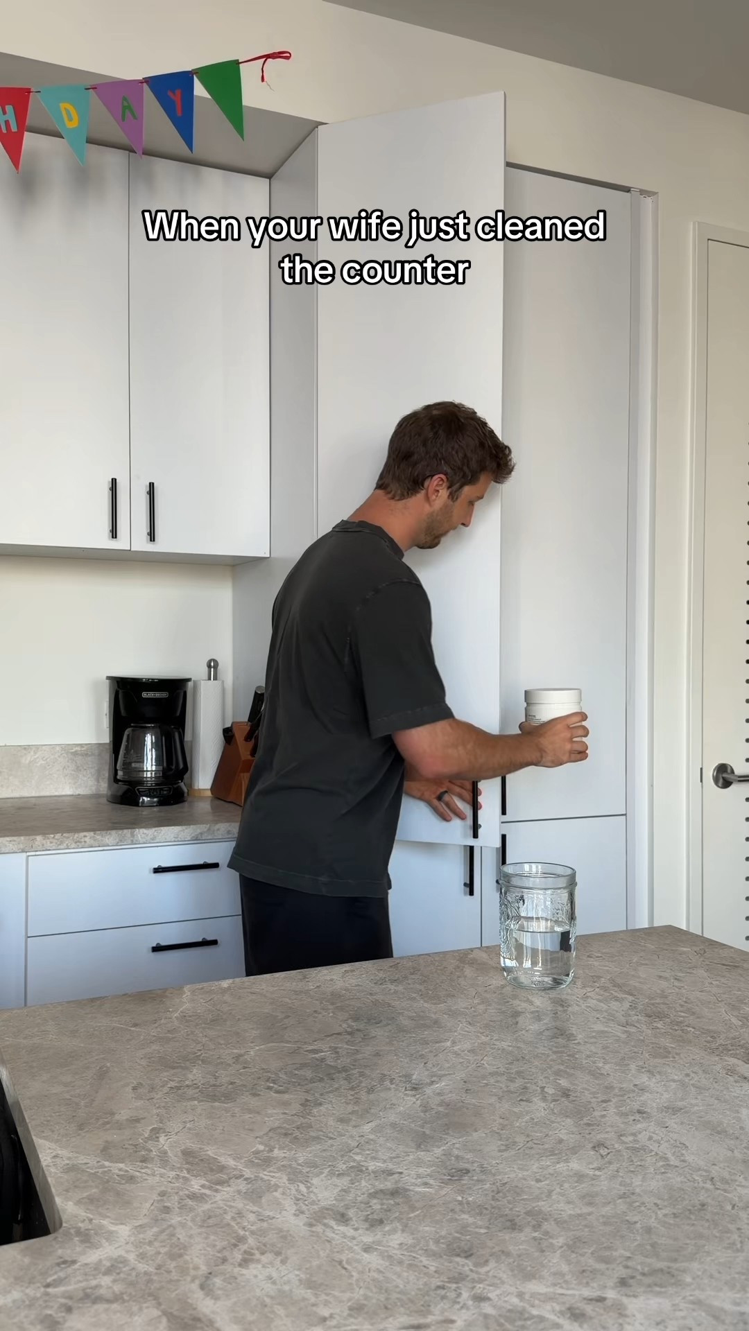 She wasn’t taking any chances 😂

#LTKHome #LTKFamily #LTKMens