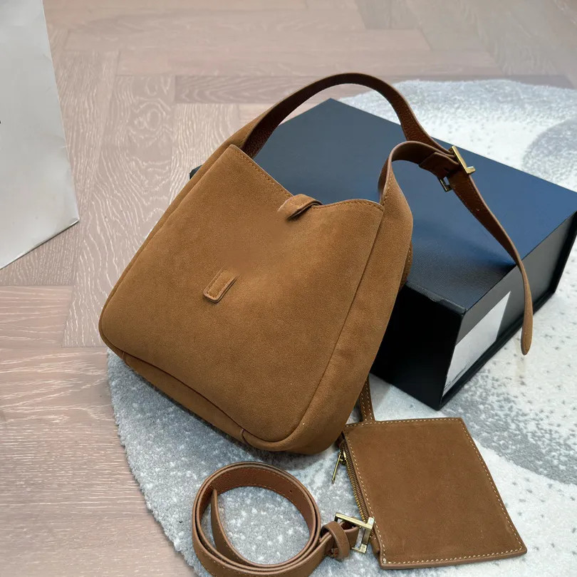 designer bucket underarm bag suede hobo luxury women handbag classic shoulder bag clutch bag adju... | DHGate