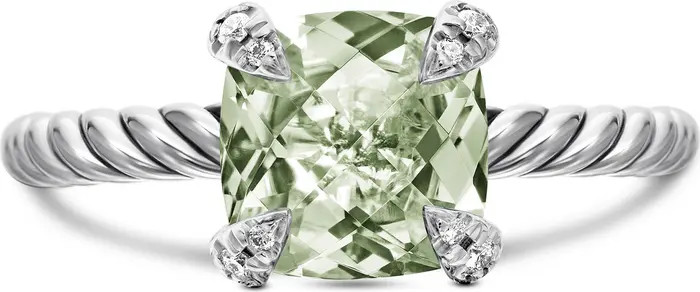 Chatelaine® Ring with Semiprecious Stone & Diamonds | Nordstrom