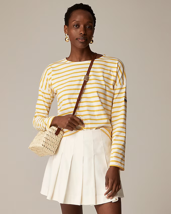 Saint James® X J.Crew structured T-shirt | J. Crew US