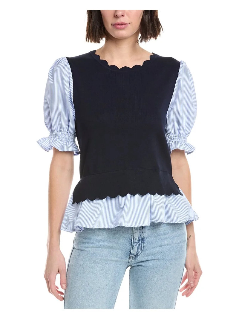 Nanette Nanette Lepore womens  Pullover, s, Blue | Walmart (US)