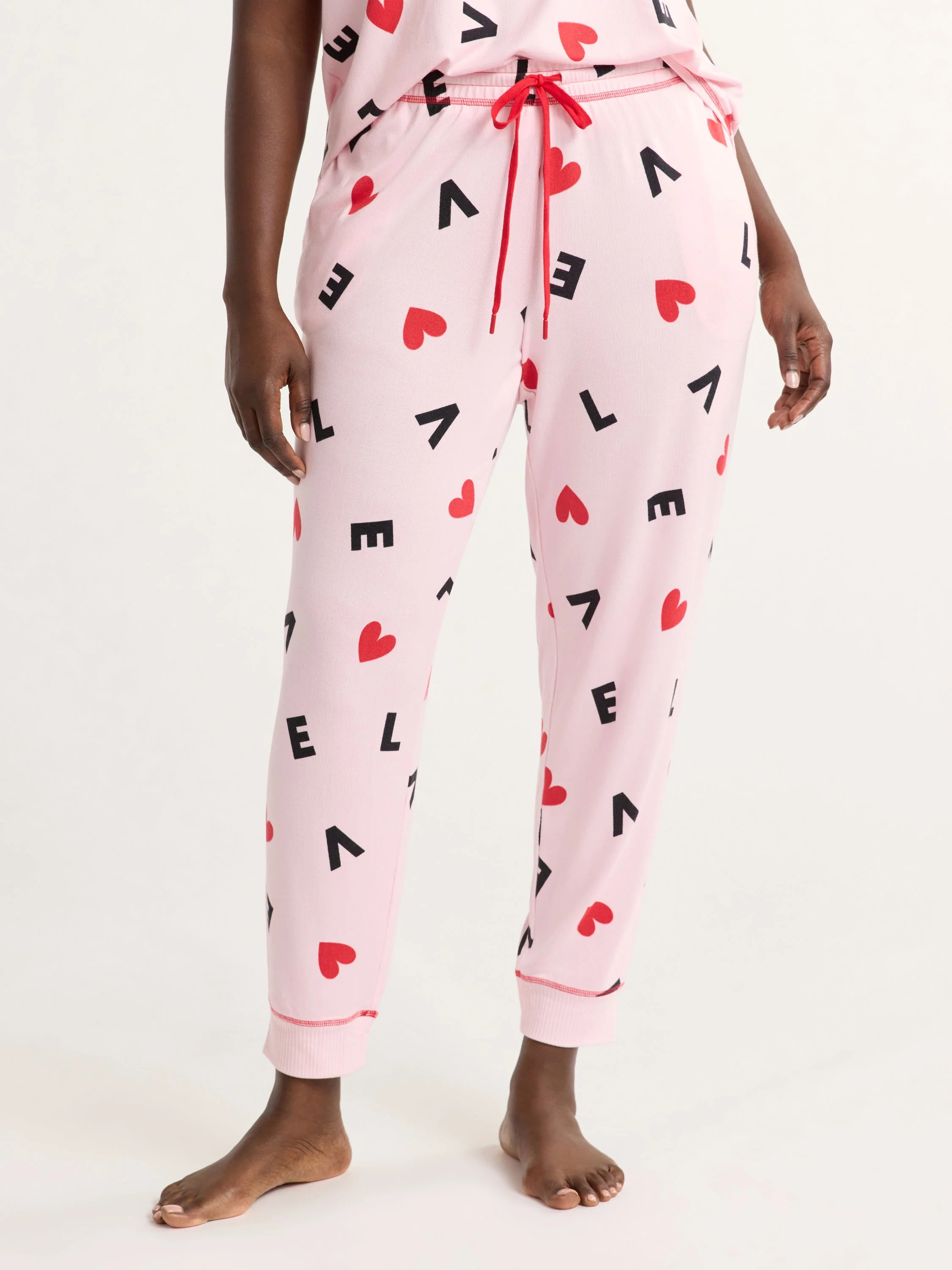 Joyspun Women's and Women’s Plus Hacci Knit Sleep Joggers, Sizes XS to 3X - Walmart.com | Walmart (US)