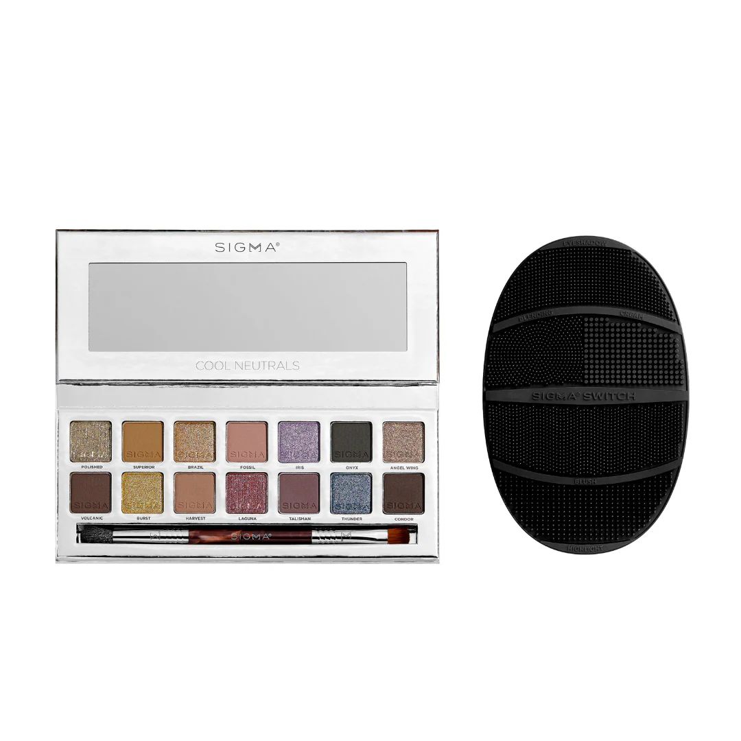 Cool Neutrals Eyeshadow Palette + SIGMA® SWITCH | Sigma Beauty