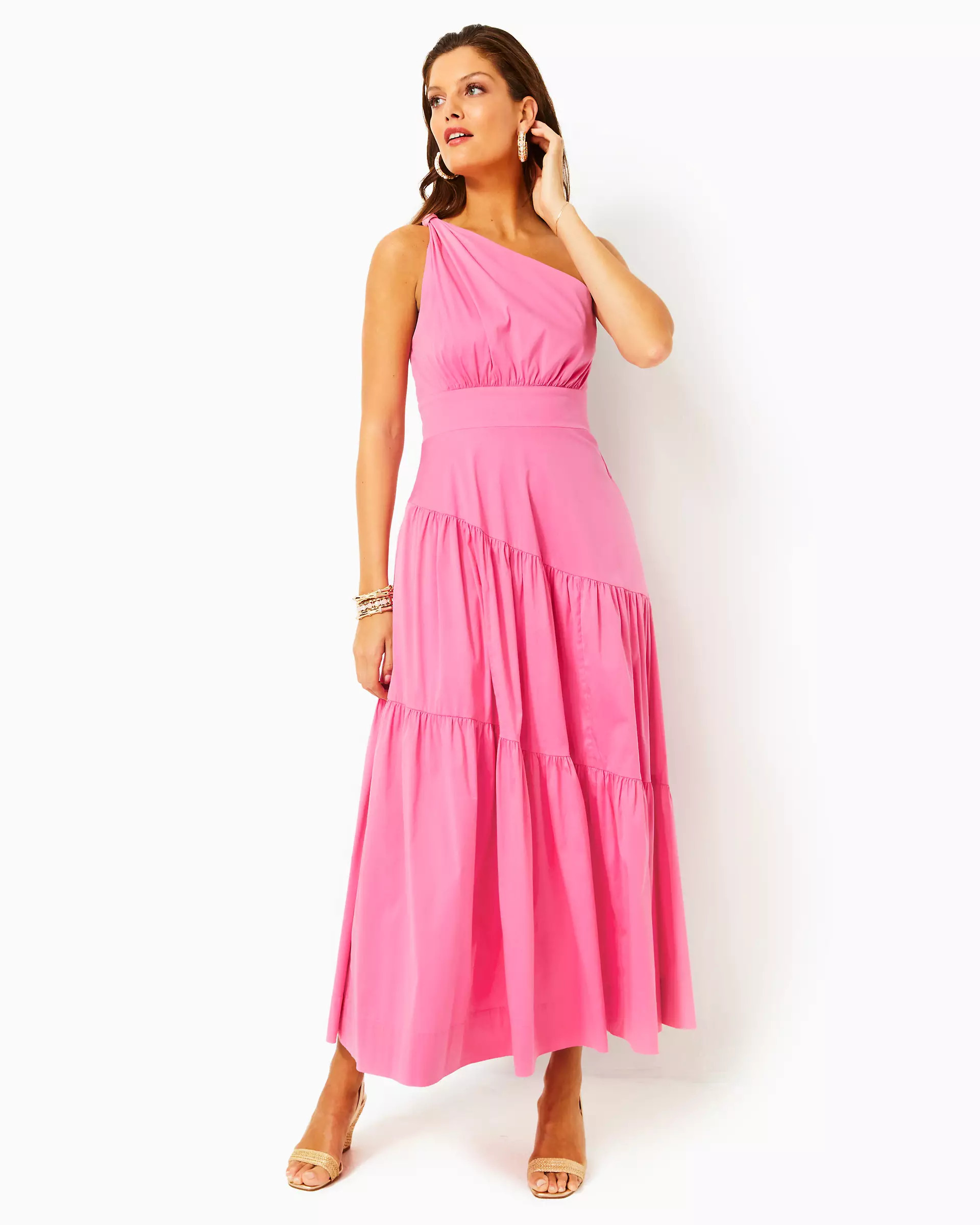 Lucilyn One-Shoulder Maxi Dress | Lilly Pulitzer