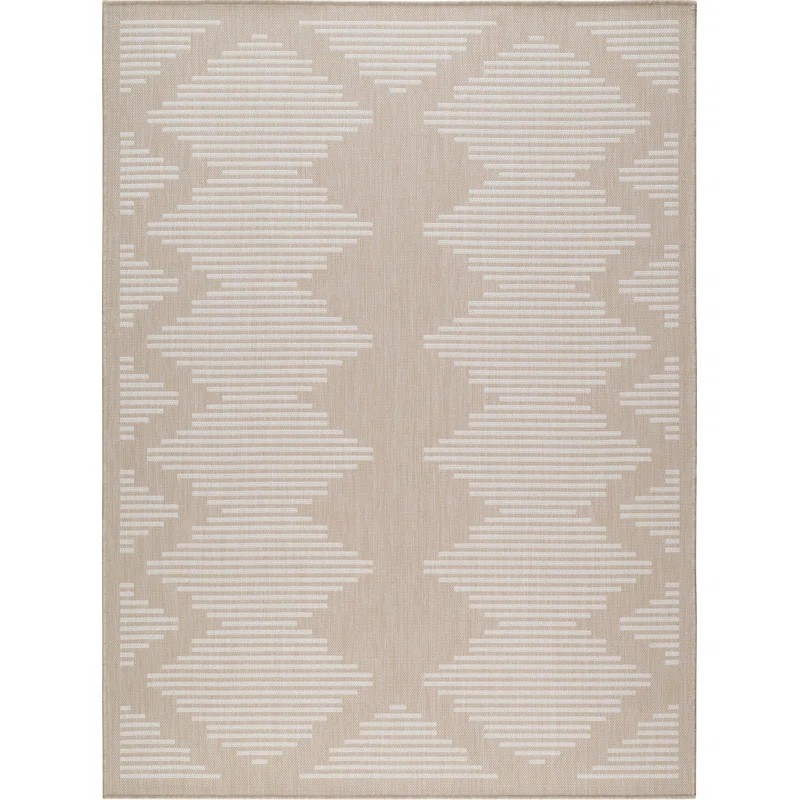 Aislin Power Loom Beige Rug | Wayfair North America