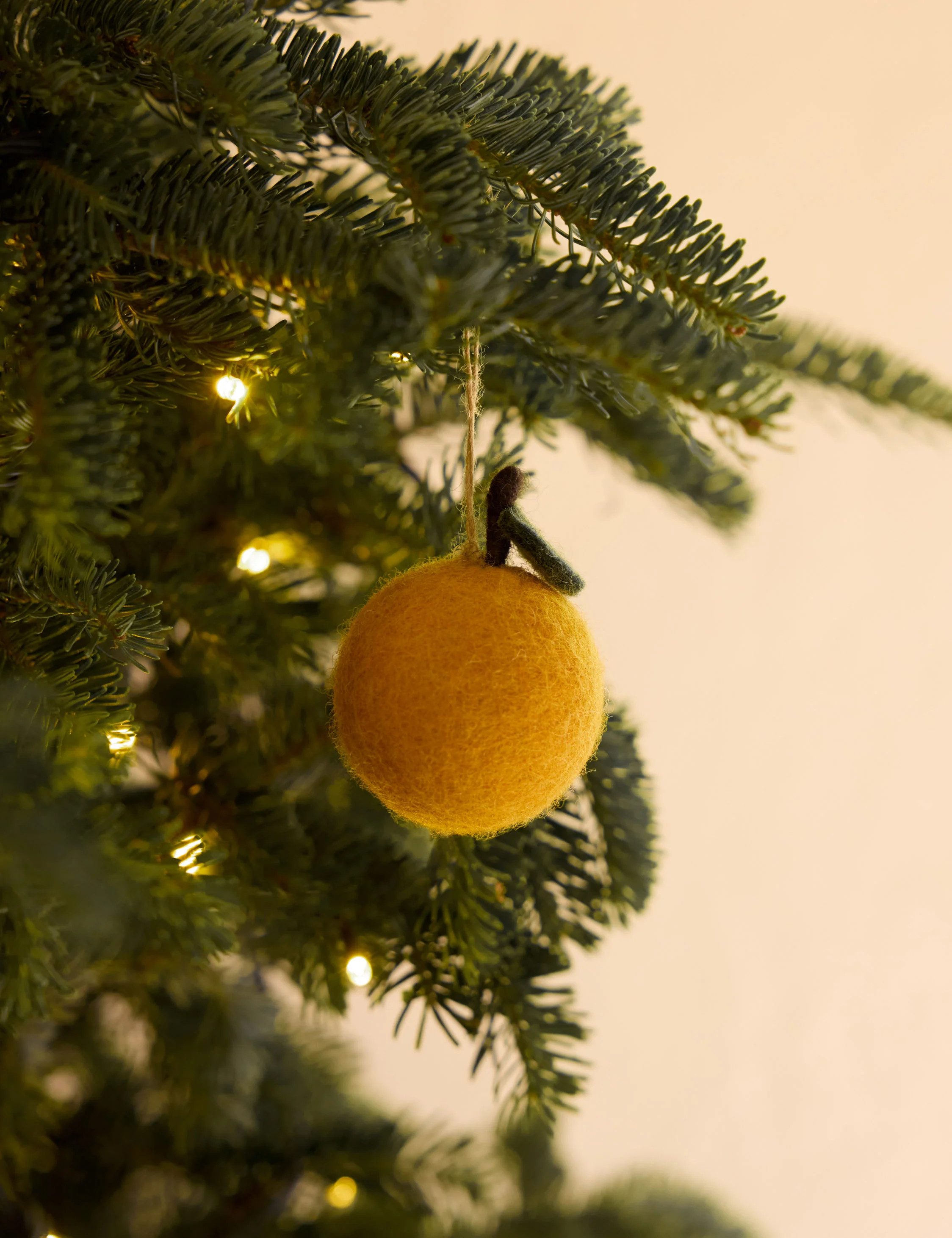 Felt Fruit Ornaments (Set of 4) by Sarah Sherman Samuel | Lulu and Georgia 