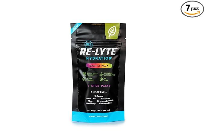 REDMOND Re-Lyte Hydration Electrolyte Powder Drink Mix Variety (7 Stick Packs) | Amazon (US)
