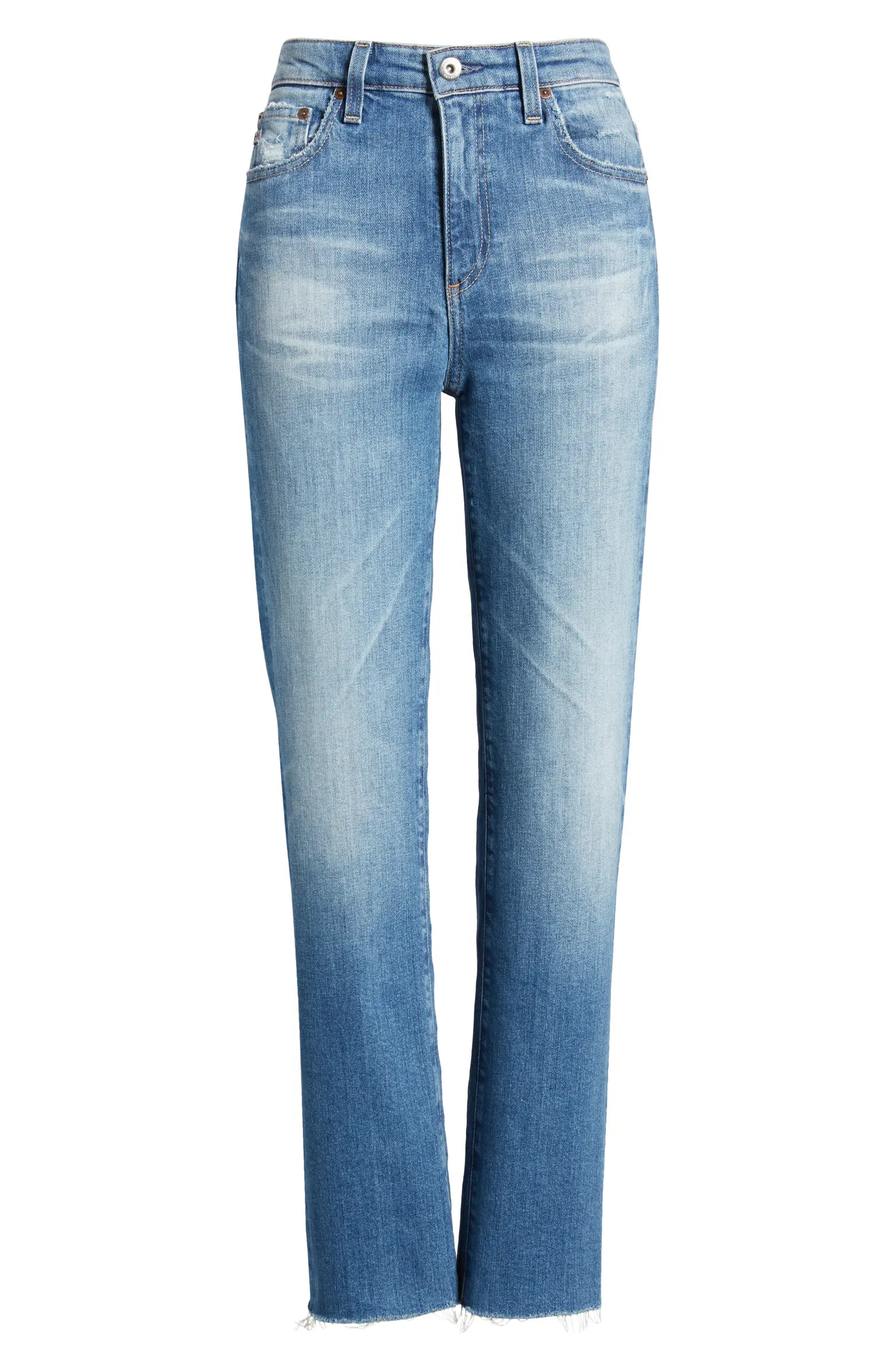 AG Saige Ankle Straight Leg Jeans | Nordstrom | Nordstrom