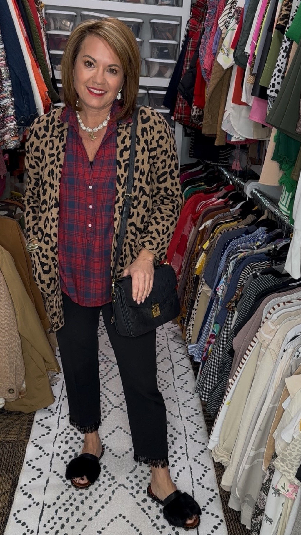 Leopard + Plaid Outfit | Chic Pattern Mix for Fall and Winter

This look proves that leopard and plaid are a match made in fashion heaven 🐆❤️ Perfect for fall days, casual Fridays, or a festive get-together. The key to pulling it off is keeping the base pieces simple — black pants and accessories let the prints do the talking.

Shop this outfit and similar pieces below ⬇️

leopard cardigan outfit, plaid shirt outfit, leopard and plaid mix, pattern mixing outfit, fall outfit idea, winter outfit women, casual chic outfit, holiday outfit women, fashion over 50, chic everyday outfit, amazon outfit ideas, cozy fall outfit, amazon fashion finds, black cropped pants, statement cardigan, how to mix prints, plaid outfit ideas, fall outfit inspiration 2025, comfy chic look, over 50 fashion blogger, bold prints outfit, fall to winter transition outfit, classic outfit with a twist, layered outfit idea

#LTKHoliday #LTKSeasonal #LTKFindsUnder50