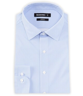 Murano Slim Fit Non-Iron Stretch Spread Collar Houndstooth Dress Shirt | Dillard's | Dillard's