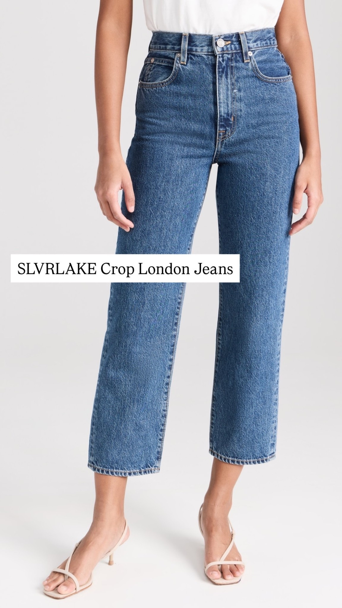 SLVRLAKE Crop London Jeans. 25 fits like a glove on me so I’m going to size up for more comfort. Great length for petites  

#LTKmomlife #LTKPetite