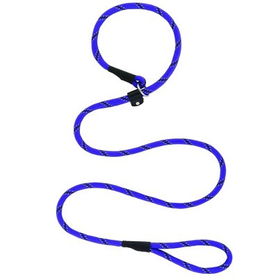 Weaver Leather Terrain D.O.G. Round Braided Nylon Rope Leash with Leather Accents, Purple - Multiple Sizes 1/2-inch x 6-feet / Purple | Target