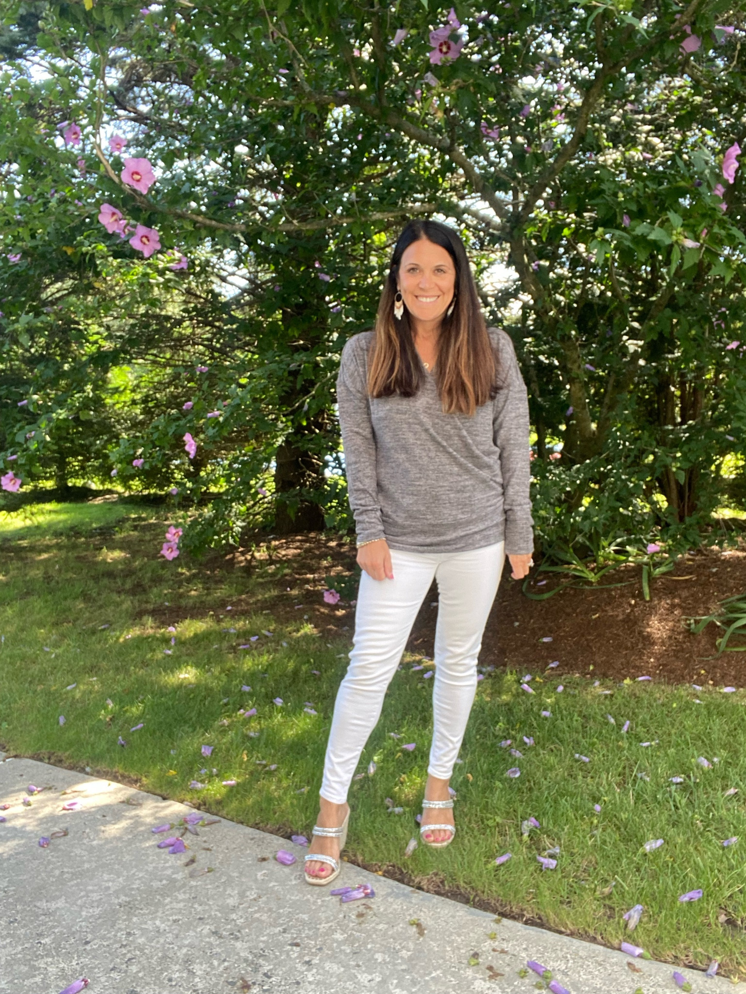 Happy Friday & 1st day of September!!Do yourself a favor and go run and get this top! It’s soft, comfy, and so flattering on! Runs tts and perfect for this time of year when the nights are a little cooler. Head to my stories for a closer look! 

#LTKFind #LTKSeasonal #LTKunder50