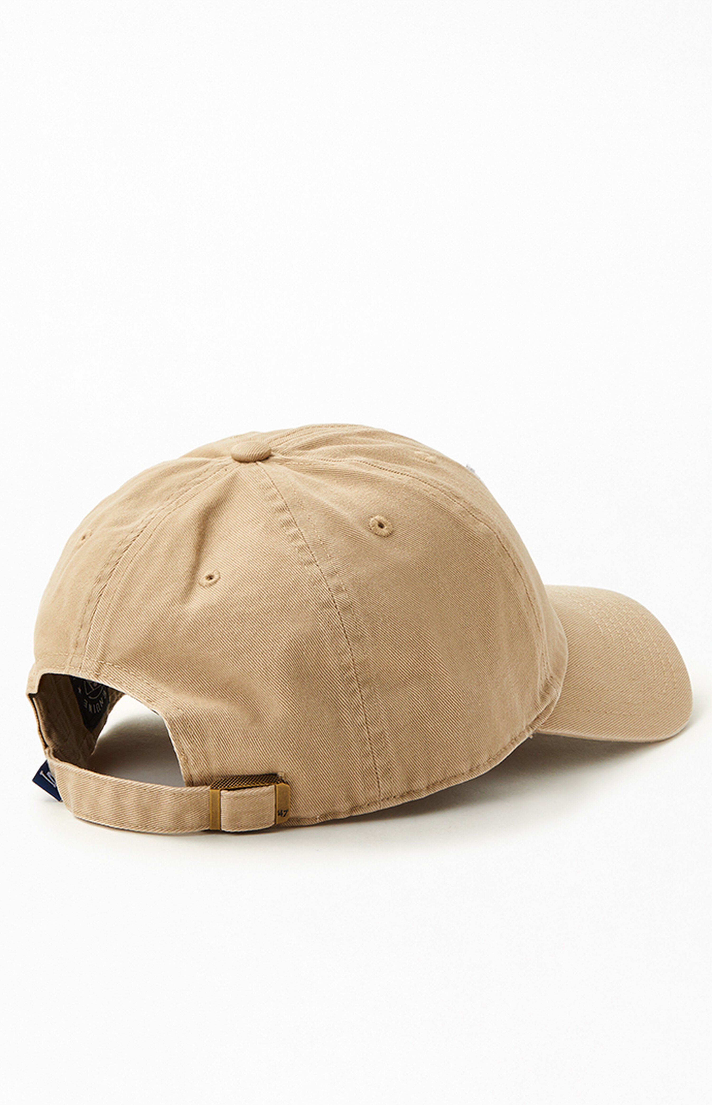 47 Brand Khaki Dodgers Clean Up Strapback Dad Hat | PacSun