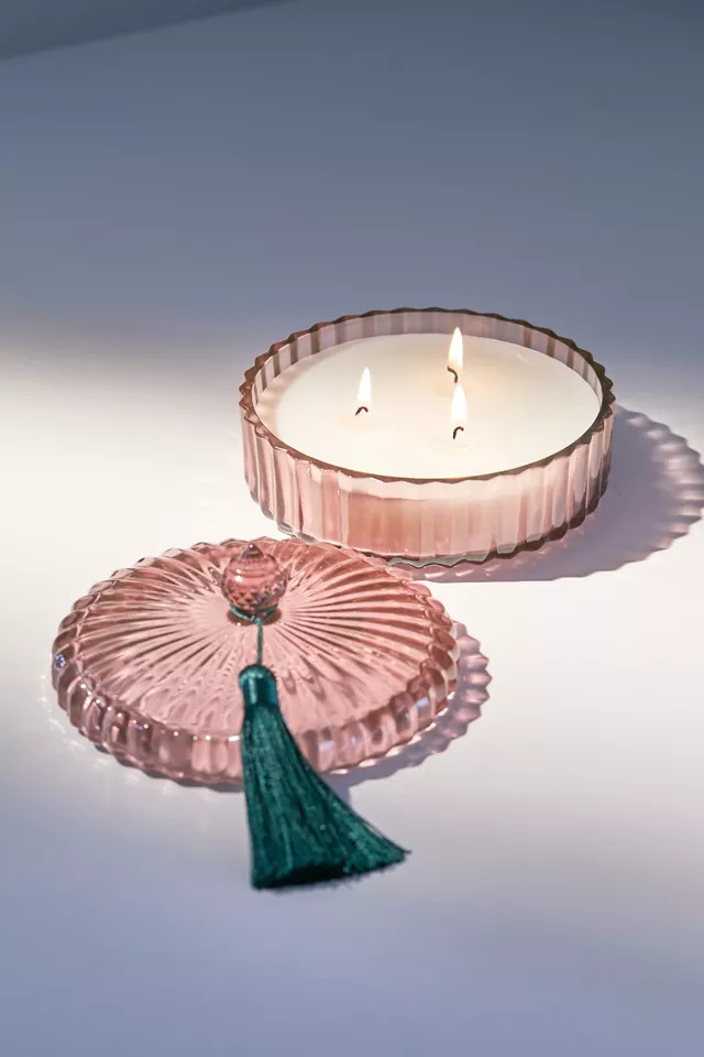 Chloe Glass 3-Wick Candle | Urban Outfitters (US and RoW)