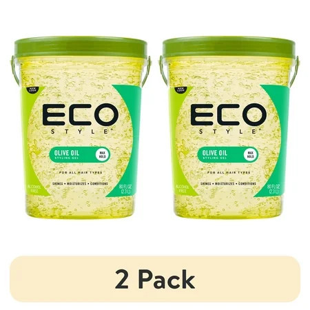 (2 pack) Eco Style Olive Oil Hair Styling Gel 80 oz. Nourishing Unisex | Walmart (US)