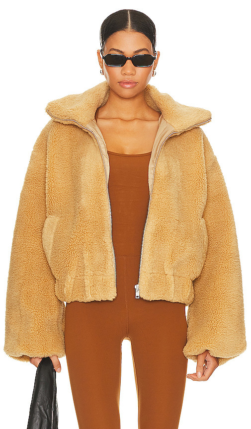 Get Cozy Teddy in Camel | Revolve Clothing (Global)