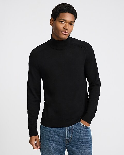 Merino Wool Turtleneck Sweater | Express