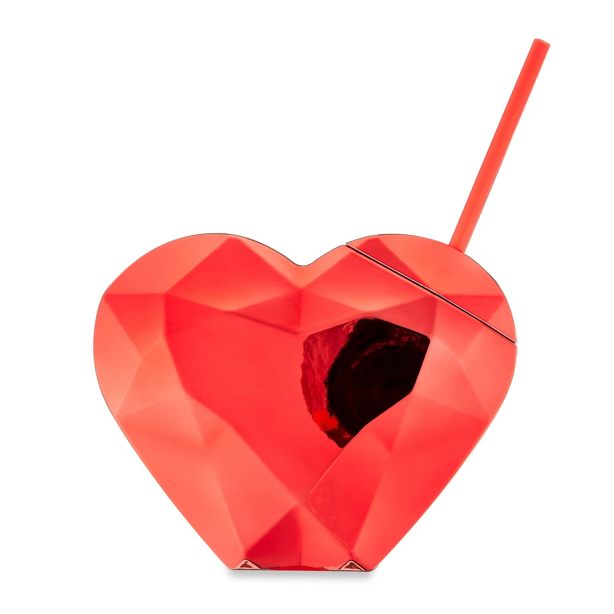 Valentine's Day Red Heart Sipper, 20 oz, by Way To Celebrate - Walmart.com | Walmart (US)