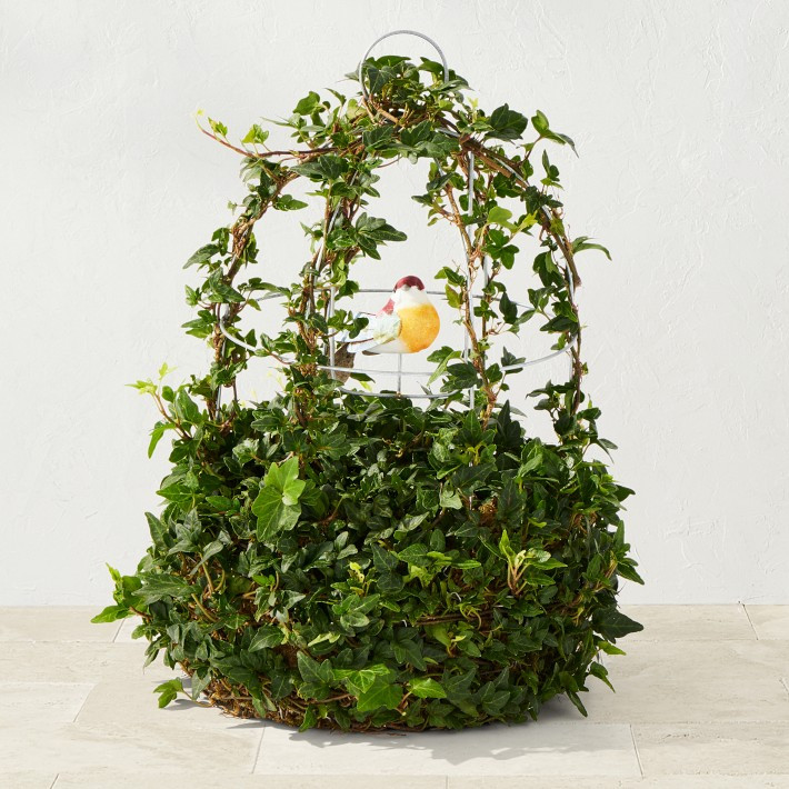 Spring Birdcage Circular Topiary | Williams-Sonoma