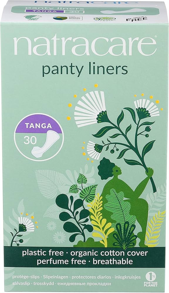 Natracare Natural Organic Thong Style Panty Liners, Made with Certified Organic Cotton, Ecologica... | Amazon (US)