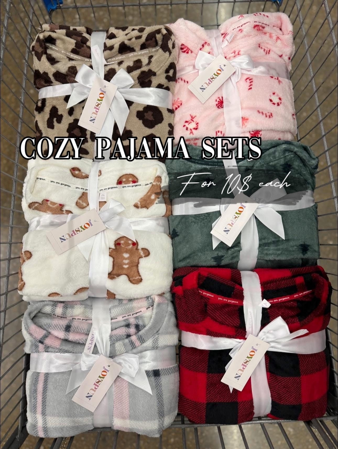 Please tell me you aren’t into cozy and fluffy Pajamas! And these are TEN DOLLARSSSS!! 
Trust me when I say I stay cozy this season 🌲❄️✨

 #pajama #cozyvibes #cozyseason #walmartfinds #pjs 

#LTKHoliday #LTKselfcare #LTKGiftGuide
