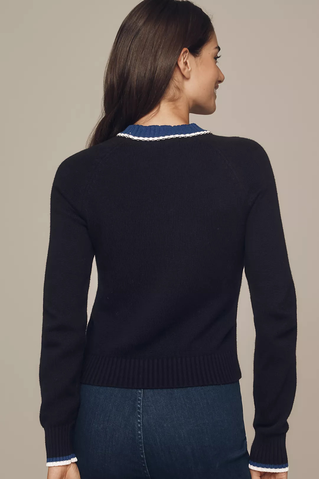 Rachel Antonoff Caviar Intarsia Sweater | Anthropologie (US)