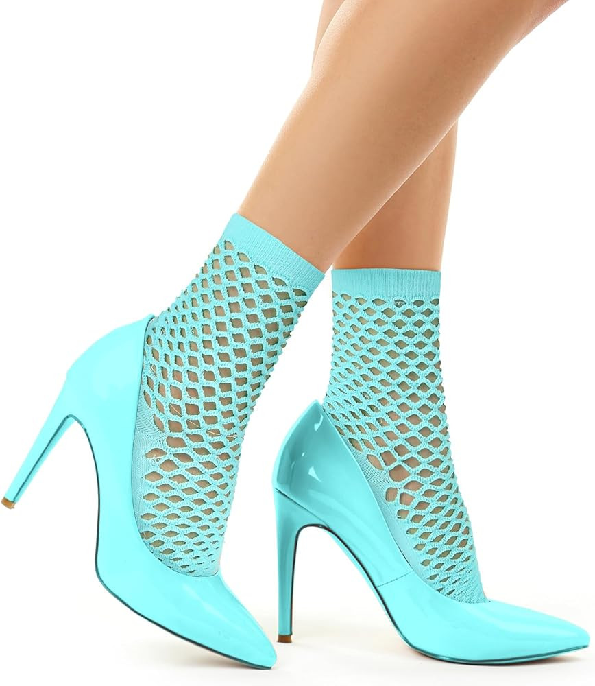 Benefeet Sox Womens Fishnet Ankle Socks Funny Crazy Novelty Hollow Out Mesh Net Athletic Cotton D... | Amazon (US)