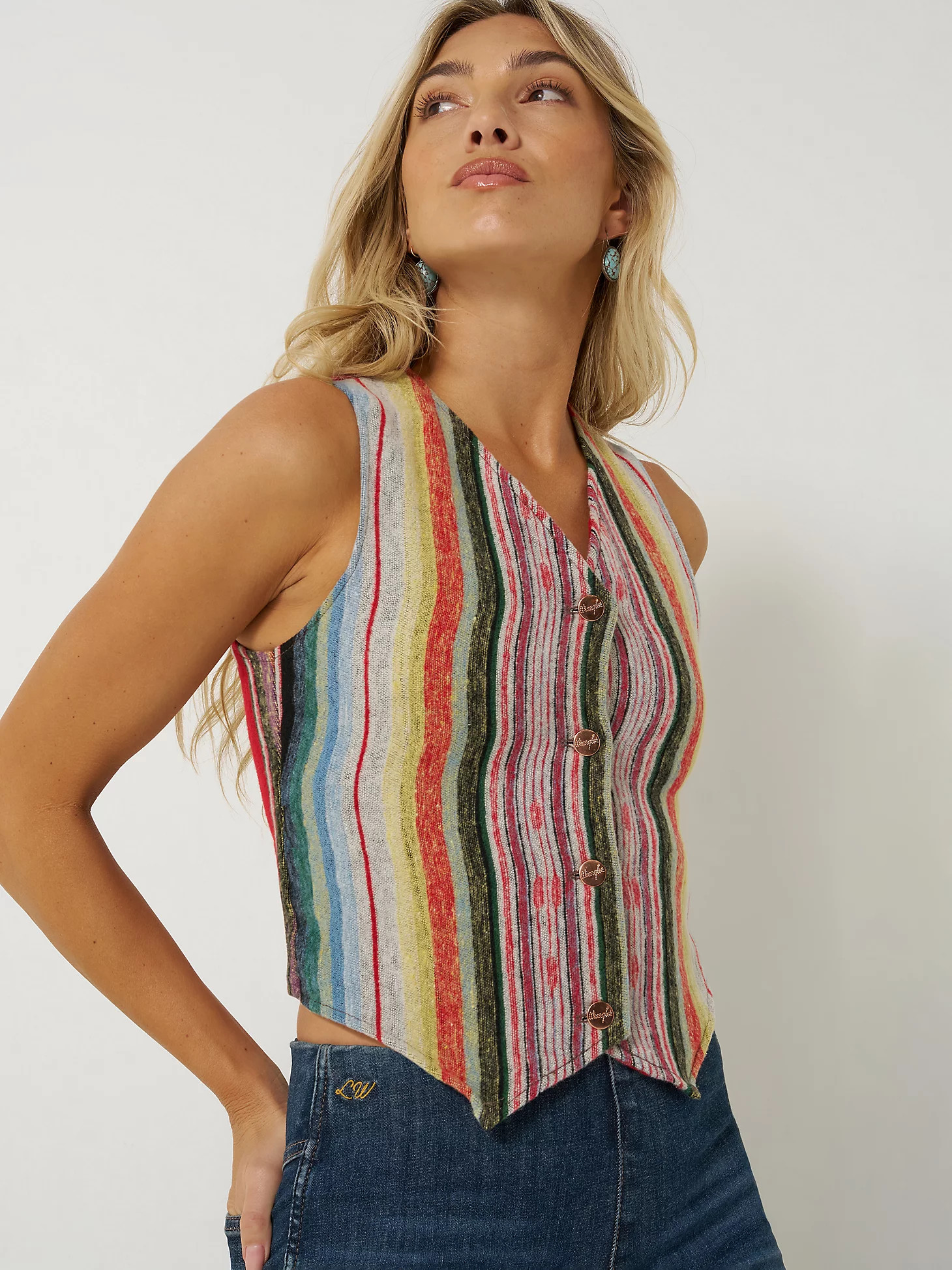 Wrangler x Lainey Wilson Rodeo Ben Jacquard Vest | Wrangler