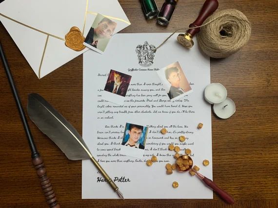 Harry Potter Character Birthday Letter | Etsy (US)