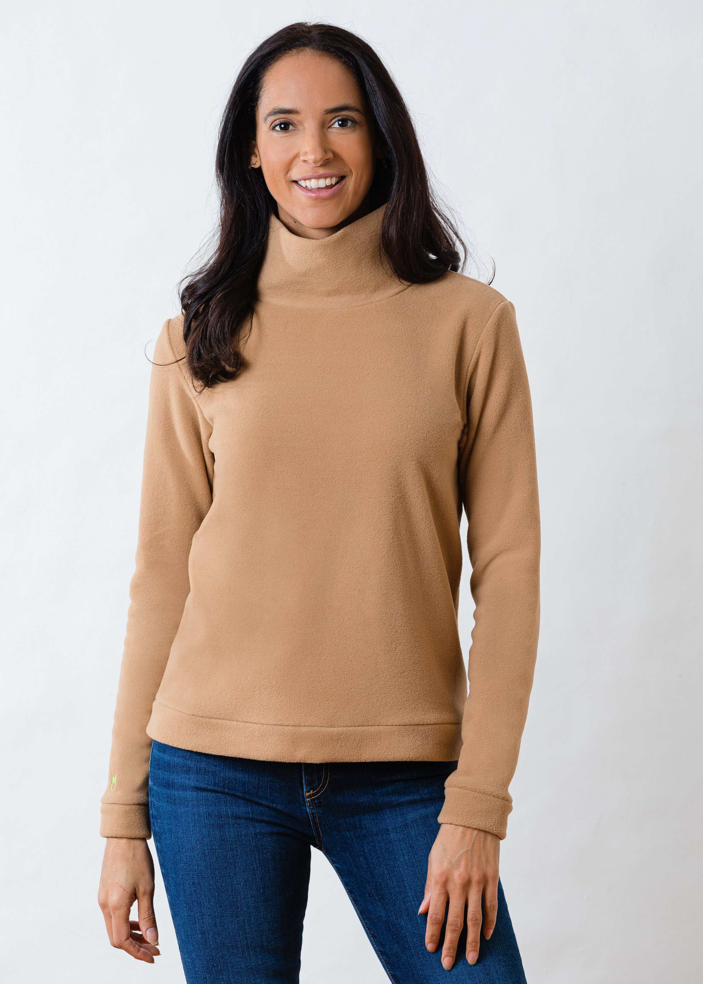 Park Slope Turtleneck (Camel) | Dudley Stephens