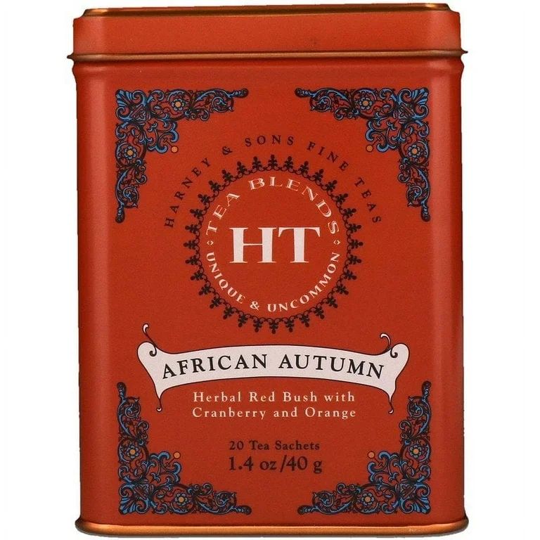 Harney & Sons, HT Tea Blend, African Autumn, 20 Tea Sachets, 1.4 oz Pack of 2 - Walmart.com | Walmart (US)