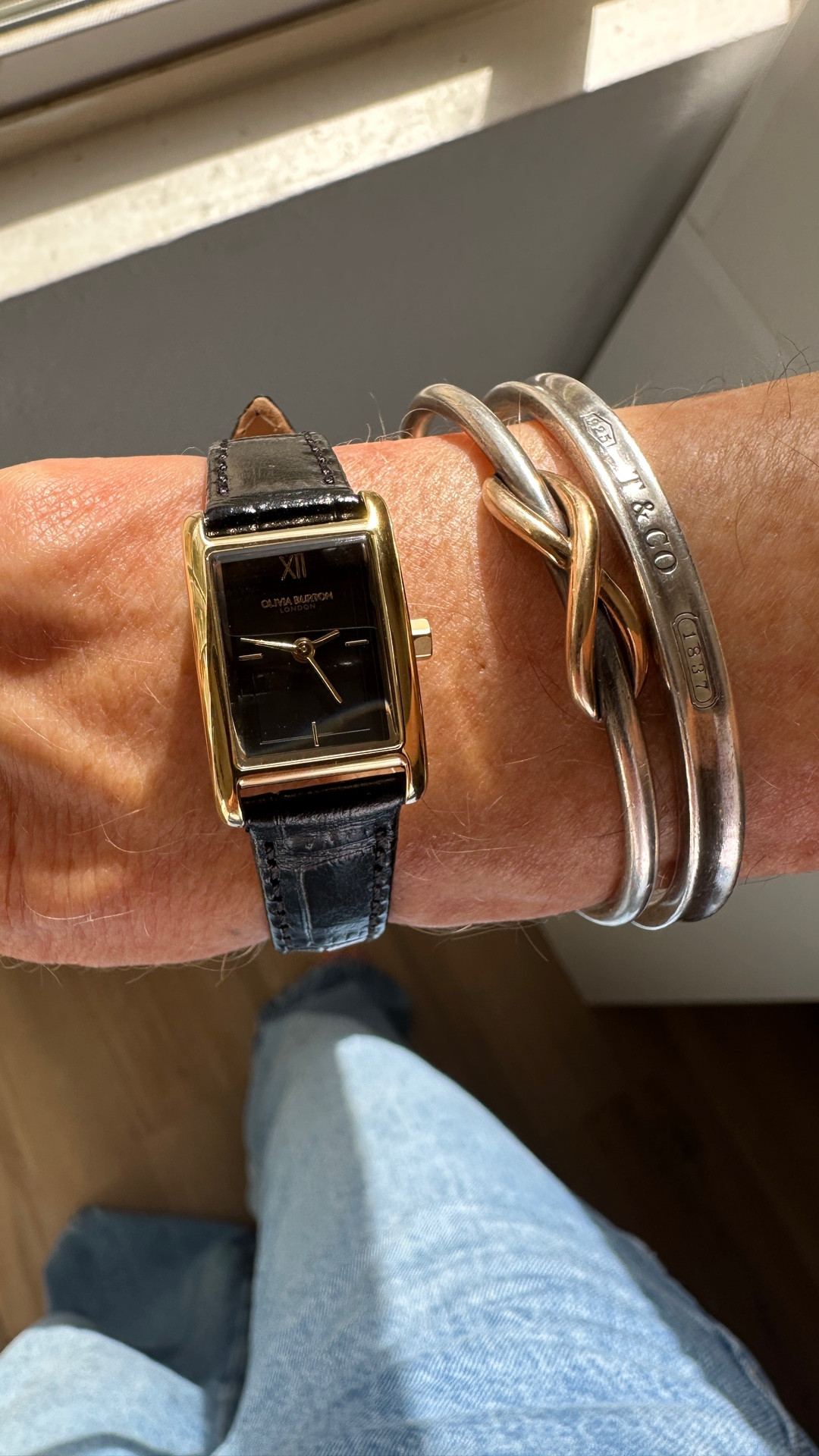 This beautiful dainty watch is 90s minimalism. Gold accents. Clean lines. The kind of watch you’d wear to brunch in You’ve Got Mail. 

#LTKPetite #LTKOver40 #LTKStyleTip