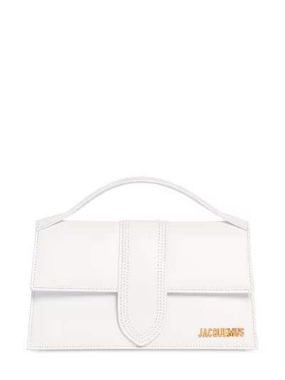Jacquemus - Le grand bambino leather top handle bag - White | Luisaviaroma | Luisaviaroma