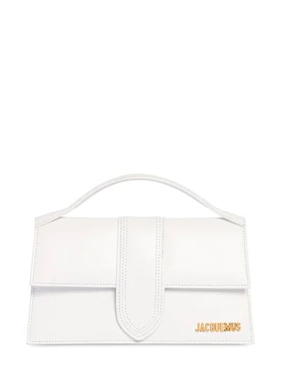 Jacquemus - Le grand bambino leather top handle bag - White | Luisaviaroma | Luisaviaroma