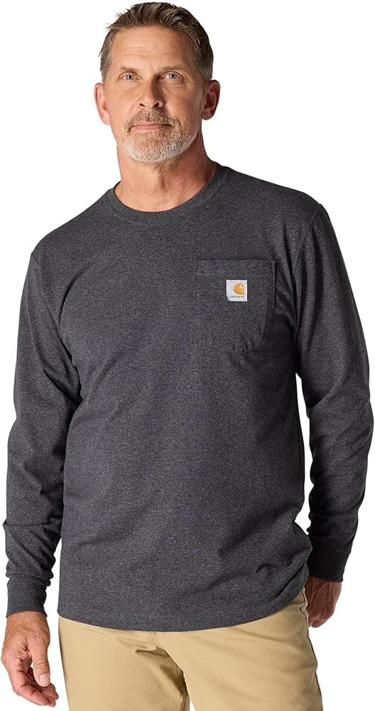 Carhartt Men's Workwear Pocket Long Sleeve T-shirt | Amazon (US)