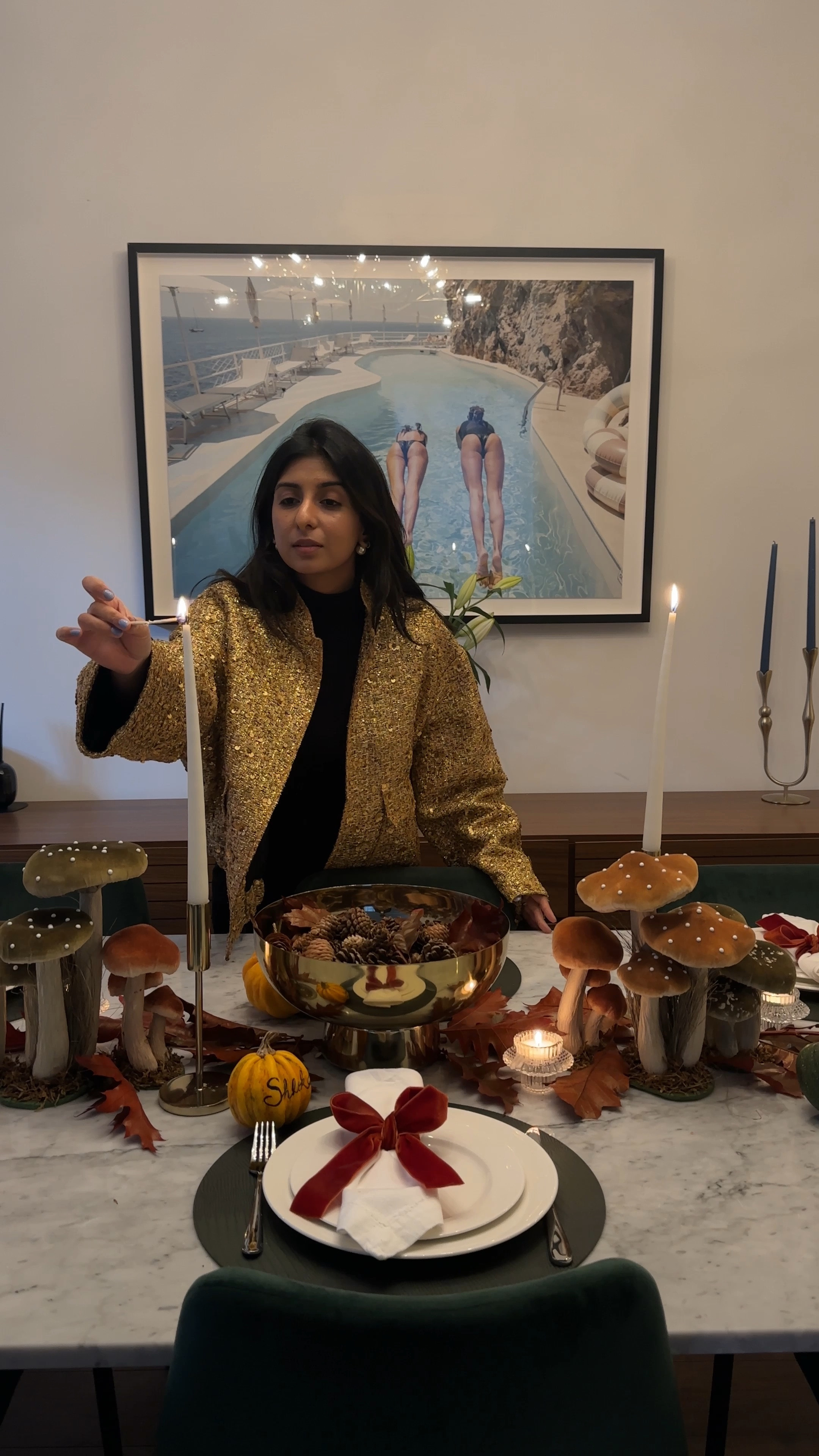 My autumn tablescape is perfect if you’re celebrating Thanksgiving, looking for a unique a Christmas table idea or just want to host a fun seasonal dinner party! 

table setting, table decorations, home decor 

#LTKparties #LTKhome #LTKHoliday