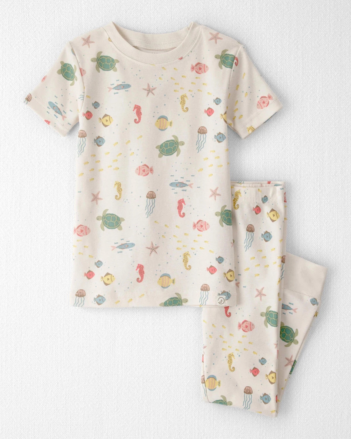 Toddler 2-Piece Organic Cotton Pajamas in Under the Sea - Little Planet | Carter's | Carter's Inc