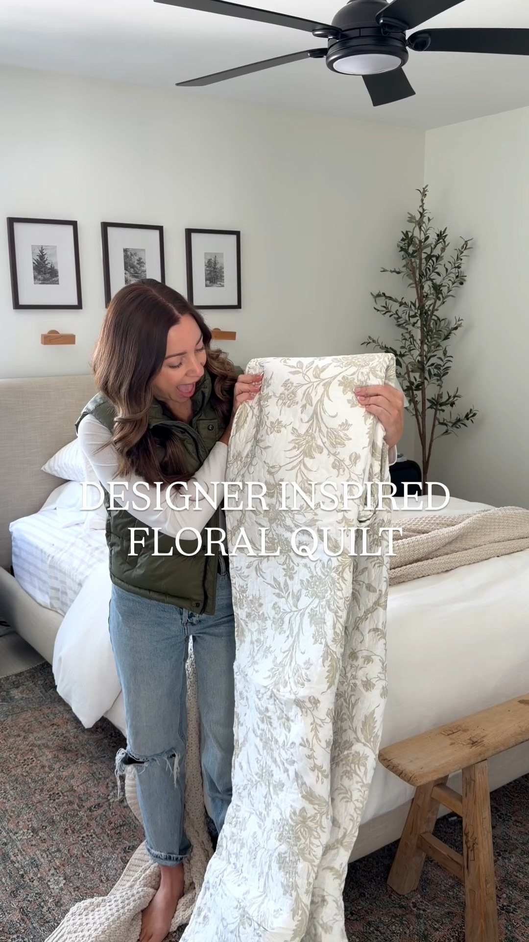 The floral quilt that instantly made my bedroom feel cozy, elevated, and straight out of a designer home 🌸🤍

Soft, affordable, and the perfect way to add a subtle vintage-inspired touch without overwhelming the space ✨

One of those decor finds that makes the whole room feel warmer the second you put it on the bed 👏🏼

Linked in my LTK 🫶🏼

#LTKHome #FloralQuilt #BedroomDecor #AmazonHomeFinds #CozyBedroom #NeutralBedroom #CottageStyle #VintageInspired #AffordableHomeDecor #BedroomInspo #HomeStyling #DesignerInspire