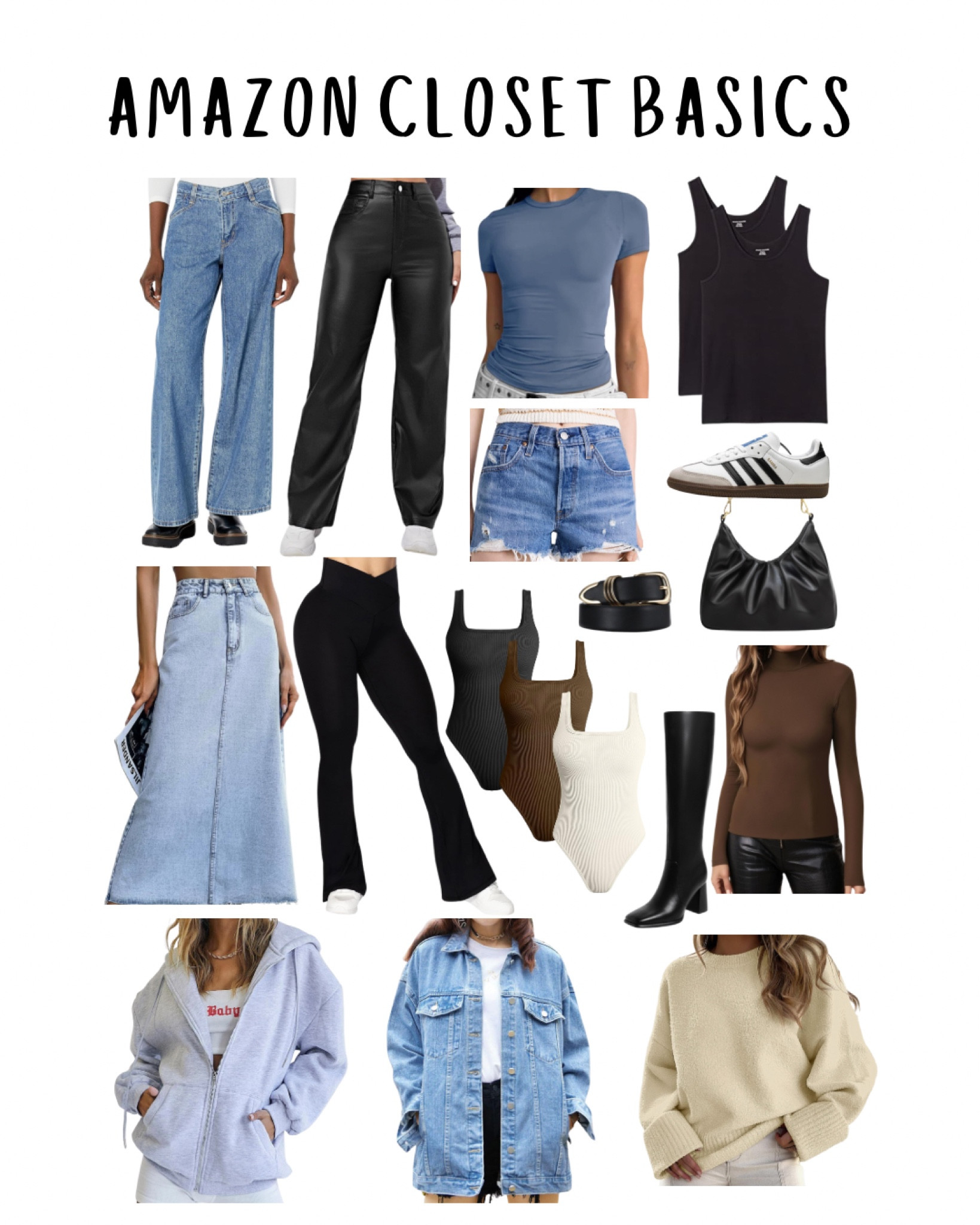 Closet staples from Amazon! Added jackets, pants, tops, and accessories

#LTKfindsunder100 #LTKGiftGuide #LTKstyletip