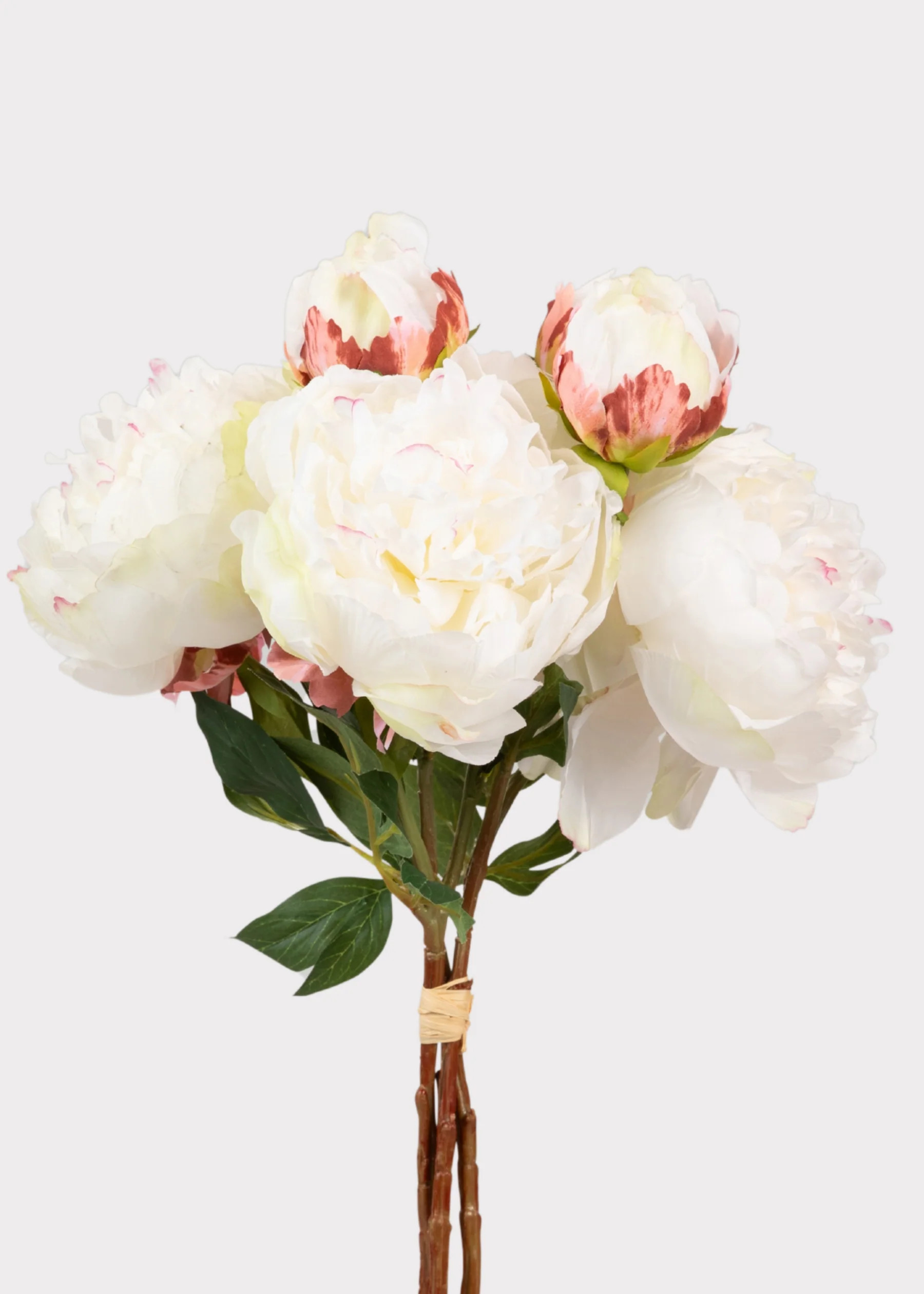 Flower Bundle of Cream Peonies | Faux Wedding Flowers | Afloral | Afloral