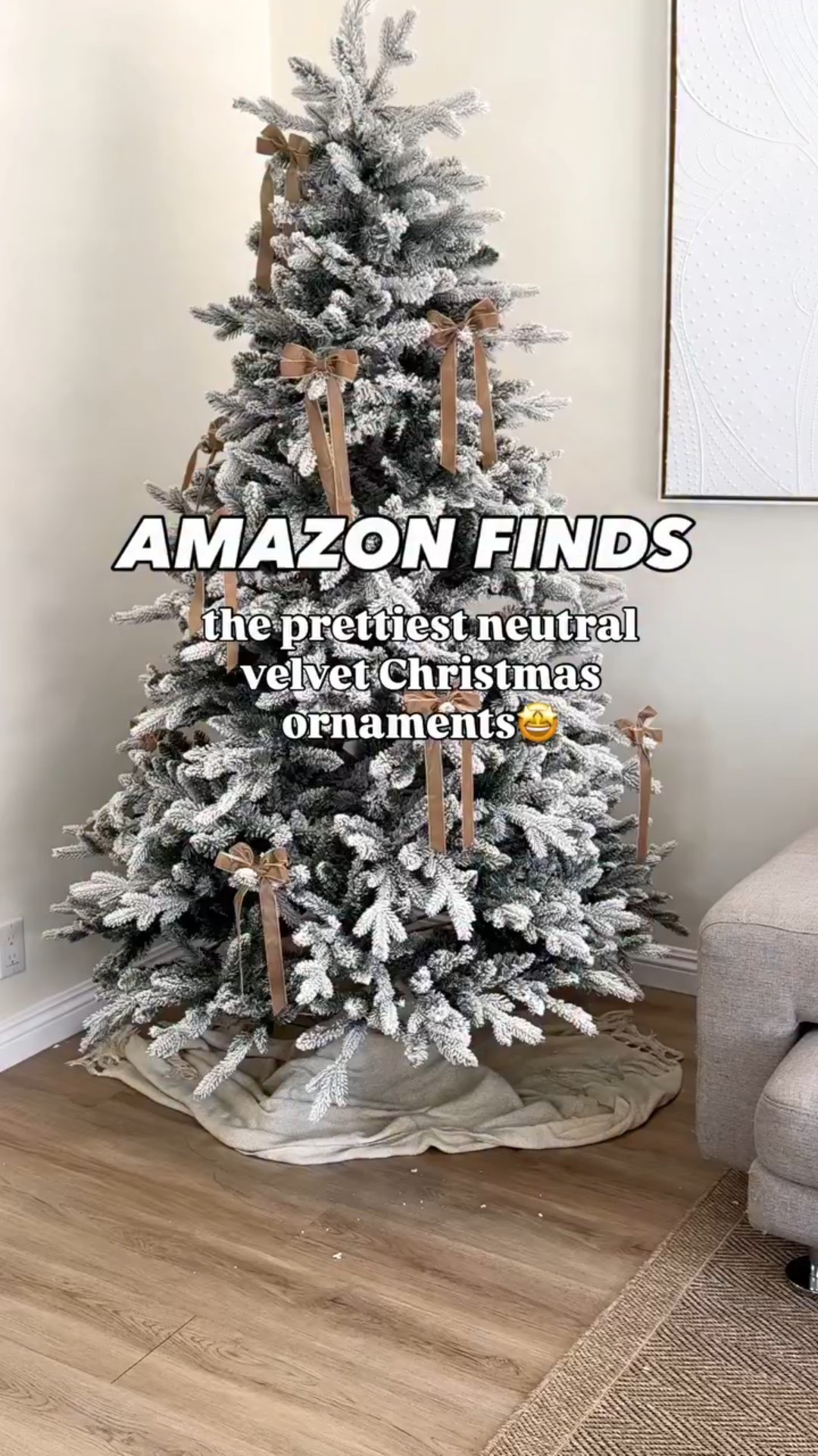 the prettiest neutral velvet Christmas tree ornaments🤩



#christmas #christmas2025 #christmastree #neutralchristmasdecor #christmasdecor #neutralchristmas #neutralchristmastree #velvetornaments #neutralornaments

#LTKSaleAlert #LTKHoliday #LTKHome