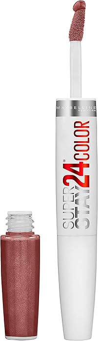 Maybelline Super Stay 24, 2-Step Liquid Lipstick Makeup, Long Lasting Highly Pigmented Color with... | Amazon (US)