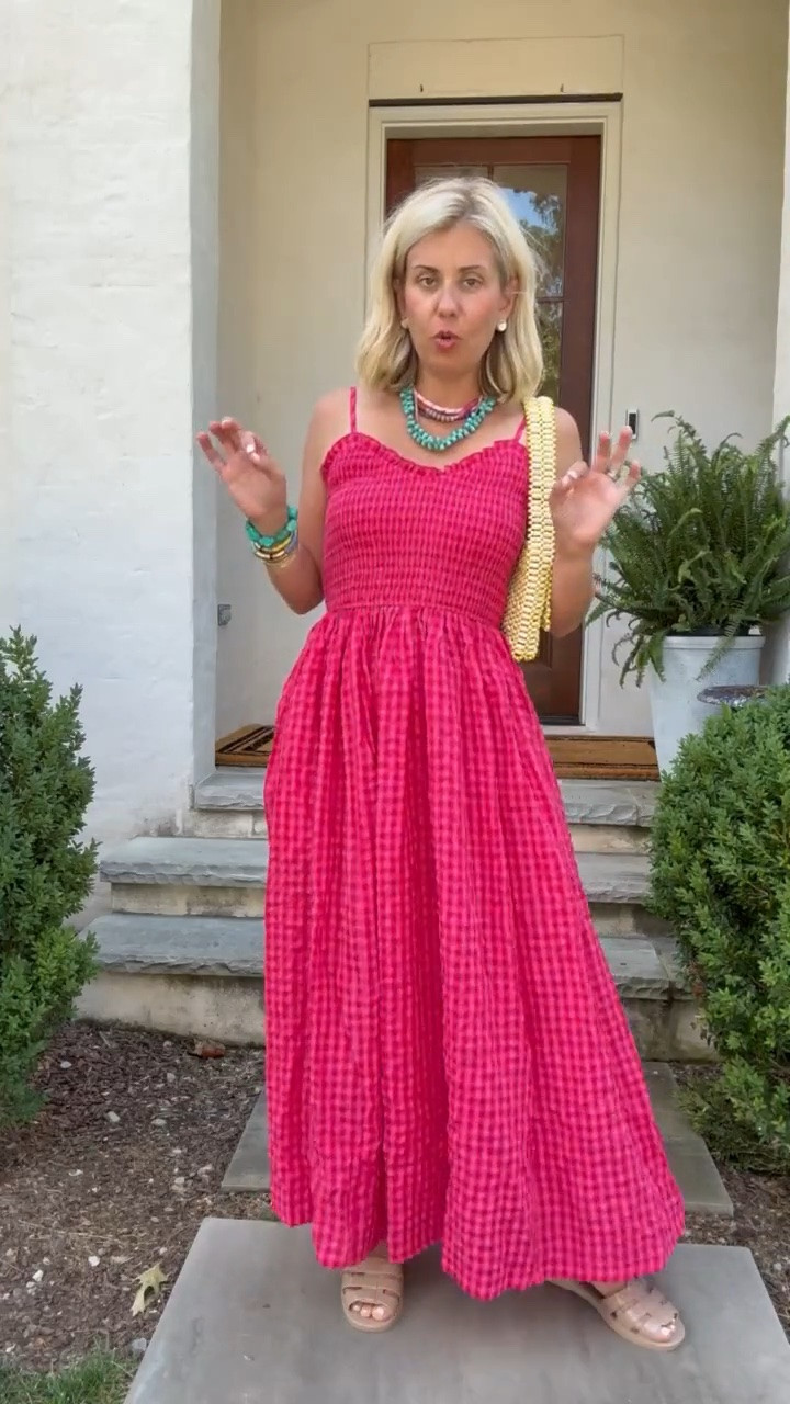How fabulous is this dress?! Perfect throw on & go dress. We are wearing this anywhere and everywhere. I’m in a small and 7/8 jelly. ￼
*code MIXMATCH20 at Social Threads
*code Catherine20 at Allie + Bess

#LTKdayinmylife #LTKOver40 #LTKstorytime