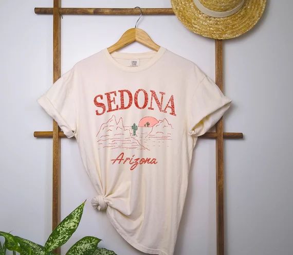 Sedona Arizona Shirt Desert Tshirt Comfort Colors Arizona - Etsy | Etsy (US)