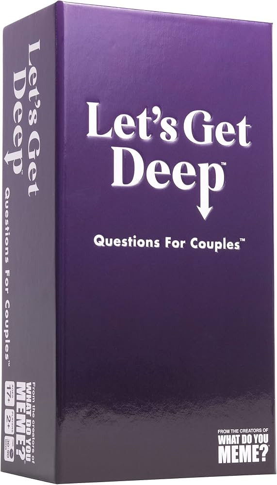 What Do You Meme? Let's Get Deep - Conversation Cards for Couples, Great Gift for Valentine's Day... | Amazon (US)