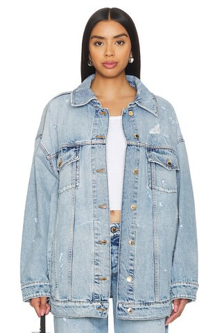 retrofete Lizzie Jacket in Tel Aviv Sand from Revolve.com | Revolve Clothing (Global)