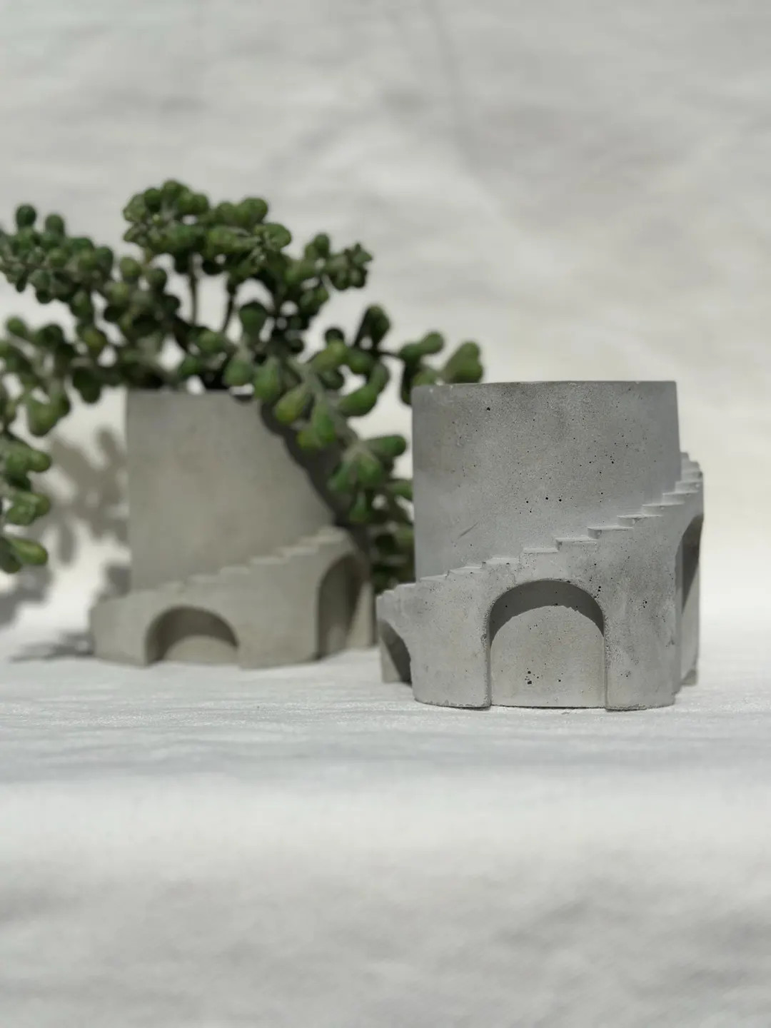Concrete Planter / Architectural / Art Planter / Staircase Planter / Unique Planter / Miniature B... | Etsy (US)