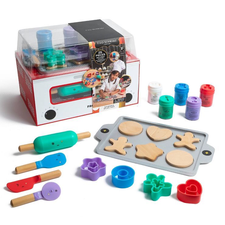 FAO Schwarz Make-Believe Bakery Oven Cookie Decorating Clay Play Set | Target